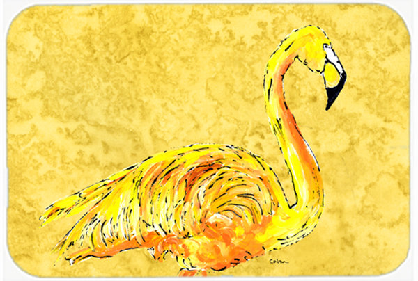 Planche à découper en verre flamant rose east urban home