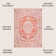 Lesak Ornate Medallion Machine-Washable Orange/Cream Rug