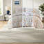 Ensemble de literie vibrant en coton à motif floral réversible pour chambre d'enfant