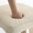 Uniondale Swivel Linen Upholstered 26.2'' Counter Stool with Rattan Cane Back and Solid Wood Frame-1820314012