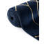 Tapis bleu marine et doré Glam-86615392