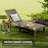Outdoor Chaise Lounge Chair Set of 2, 5-Positions Adjustable Pool Lounge Chair-525744467