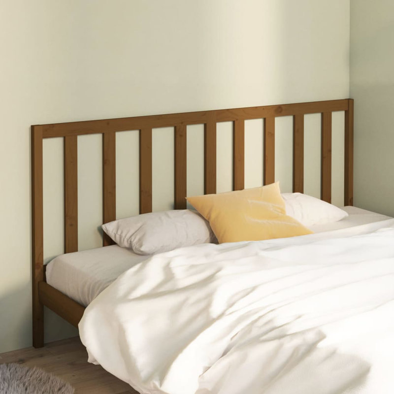 Inara Solid Wood Headboard, Brown, Double (4'6)