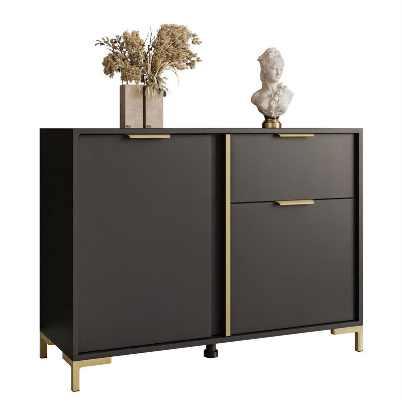 Letty 1 Drawer 103.3cm W Combo Dresser