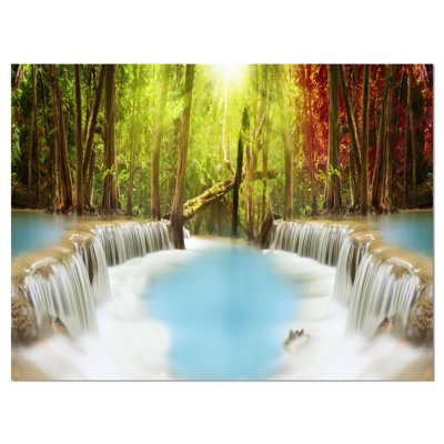 " Huai Mae Kamin Waterfall " Print