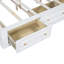 Structure de lit plateforme en bois avec 6 tiroirs-324782679