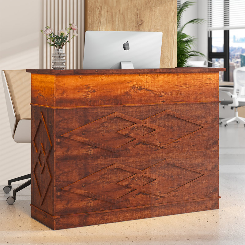 Bureau d'accueil avec port USB