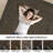 Braided Printed Texture Machine Washable Rug with Rubber Backing for Living Room Non-Slip Dining Room Rug Easy-Cleaning Floor Carpet for Bedroom-605140341