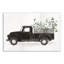 Camion fleur, reproduction sur toile-1461277610