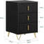 Saturmino 40cm W Manufactured Wood Bedside Table-1326225041