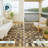 Machine Washable Indoor/Outdoor Chantille ACN2628 Abstract Rug-759629250-759629254