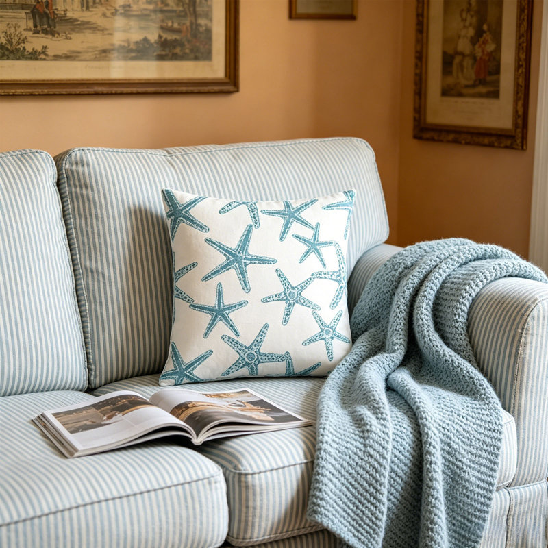 Housses de coussin Starfishs Coastals Beach