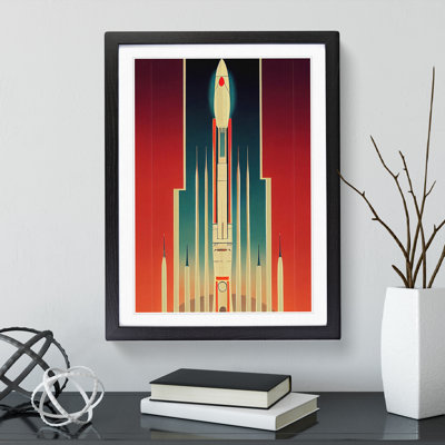 Spaceship Art No.4 - Single Picture Frame Print