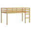 Lit mezzanine en bois avec échelle-761240861
