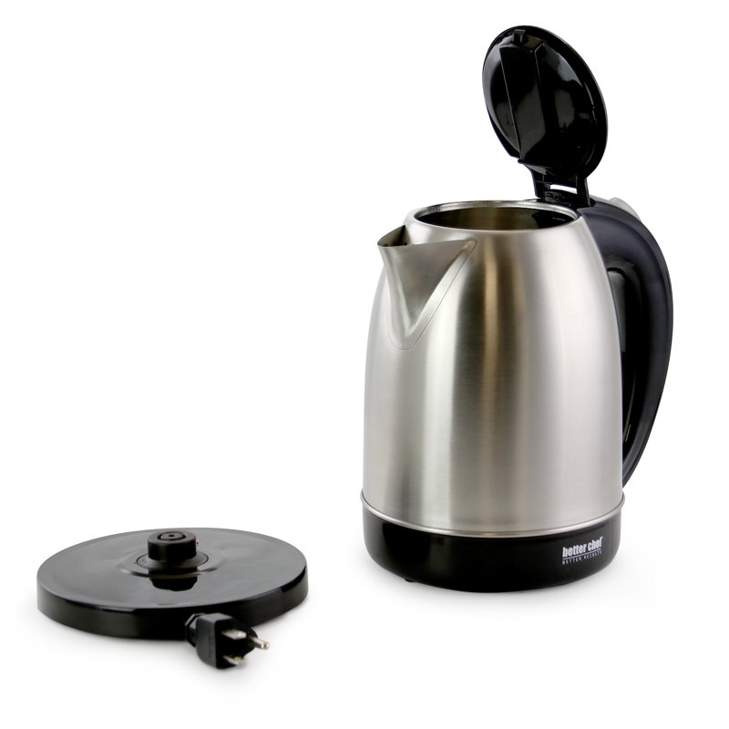 Bouilloire électrique sans fil en acier inoxydable de 1,7 litre Better Chef