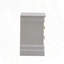 Table de chevet blanc perle