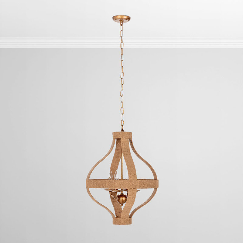 Sarmiento 4 - Light Pendant, 31" H x 23" W x 23" D