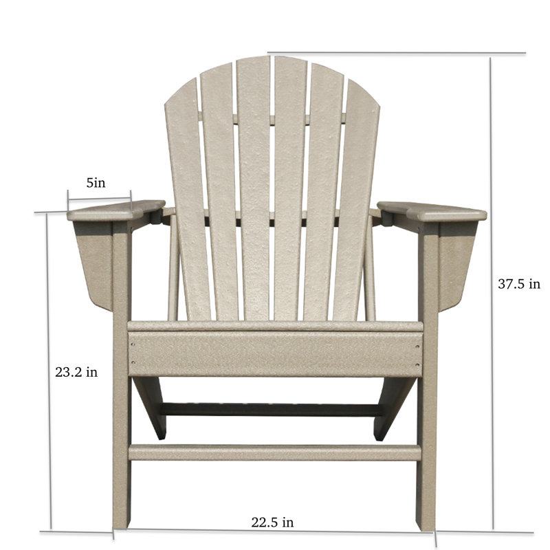 Chaise Adirondack Aziel, Sable
