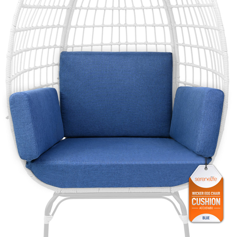 Chaise hamac avec support, Bleu