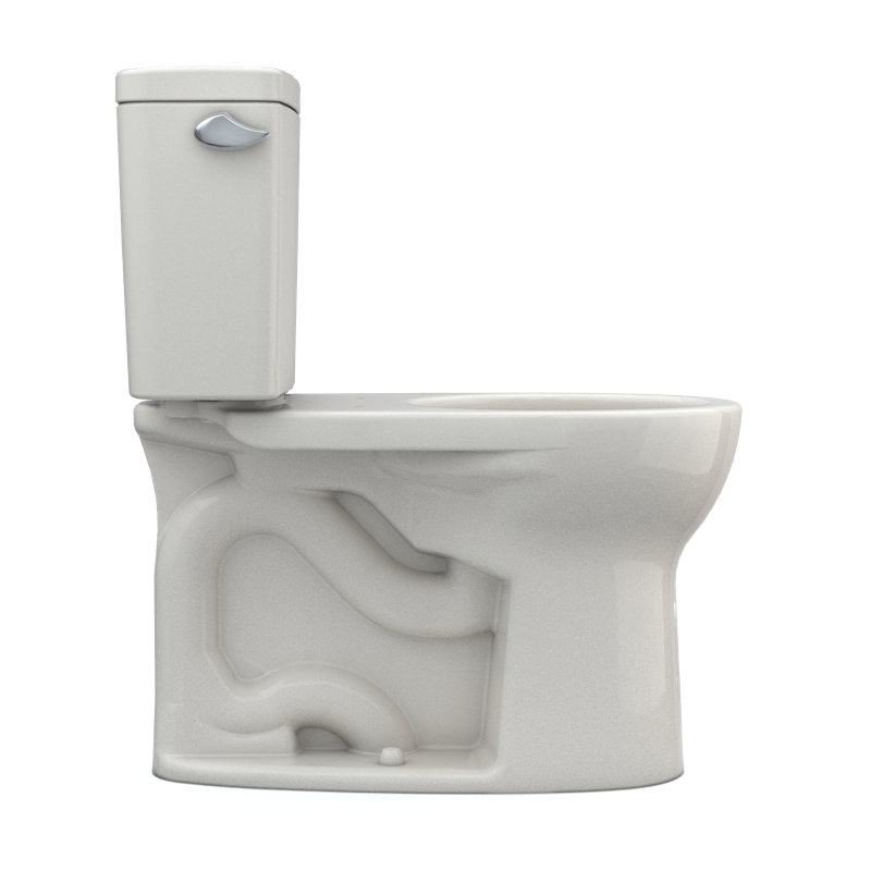 TOTO® Drake® Two-Piece Round 1.6 GPF Universal Height TORNADO FLUSH® Toilet with CEFIONTECT®, Sedona Beige, Sedona Beige