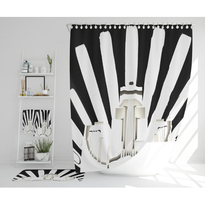 Nedim Polyester Shower Curtain Set
