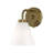 Wynridge Plug & Play 1-Light Wall Sconce in Transitional and Modern Style-9.25 Inches Tall and 6 Inches Wide-107377572