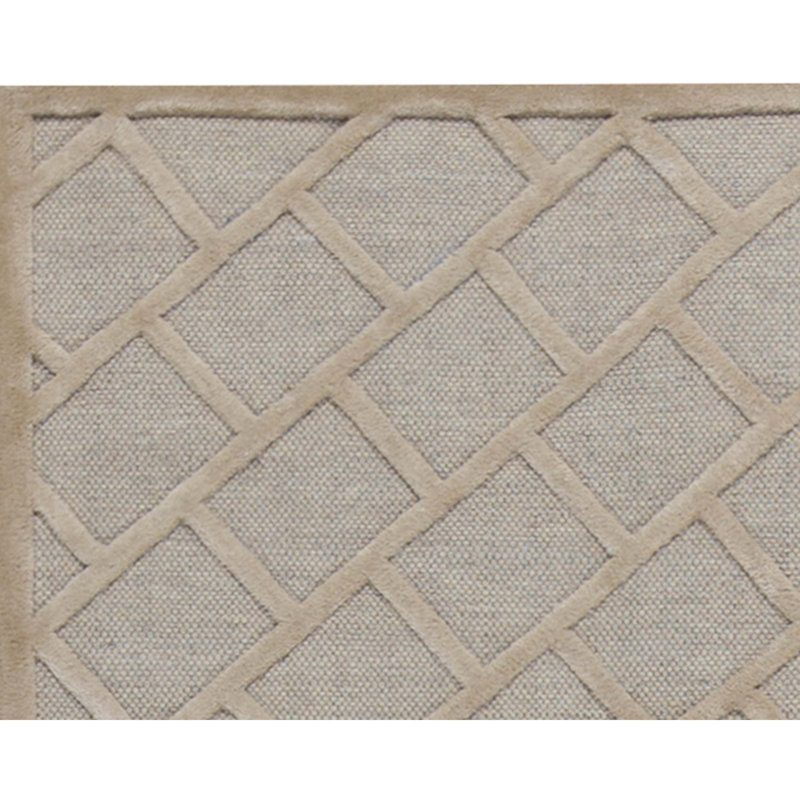 Wool Geometric Area Rug, Rectangle 5'9" x 8'9"