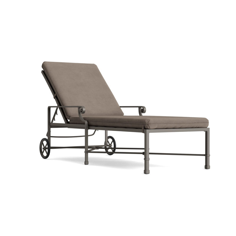 Venetian Outdoor Chaise Lounge, Fusion Natural, Mica