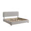 Base de lit plateforme tapissier Boucle avec tête de lit réglable et coins arrondis doux-647900477-647900472