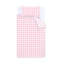Check and Stripe Reversible 100% Cotton Duvet Cover Set with Pillowcases-41316894-41316896