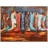 Unframed Painting on Metal