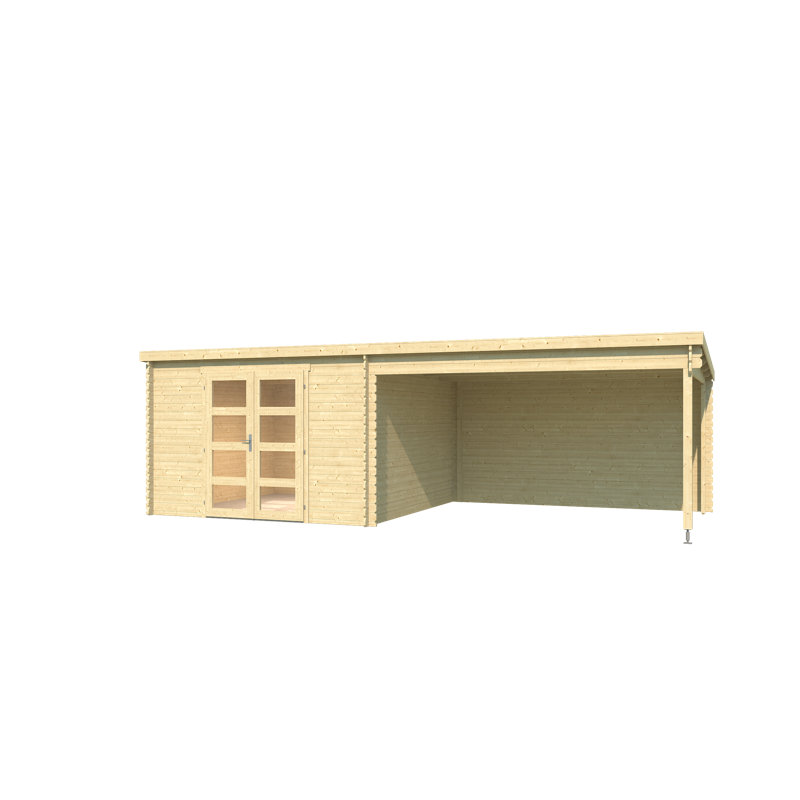 Lasita New Orleans 23.5 x 11 Ft. Summerhouse With An Undercover Canopy (28mm)