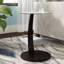 Table de bout en verre Bachmann