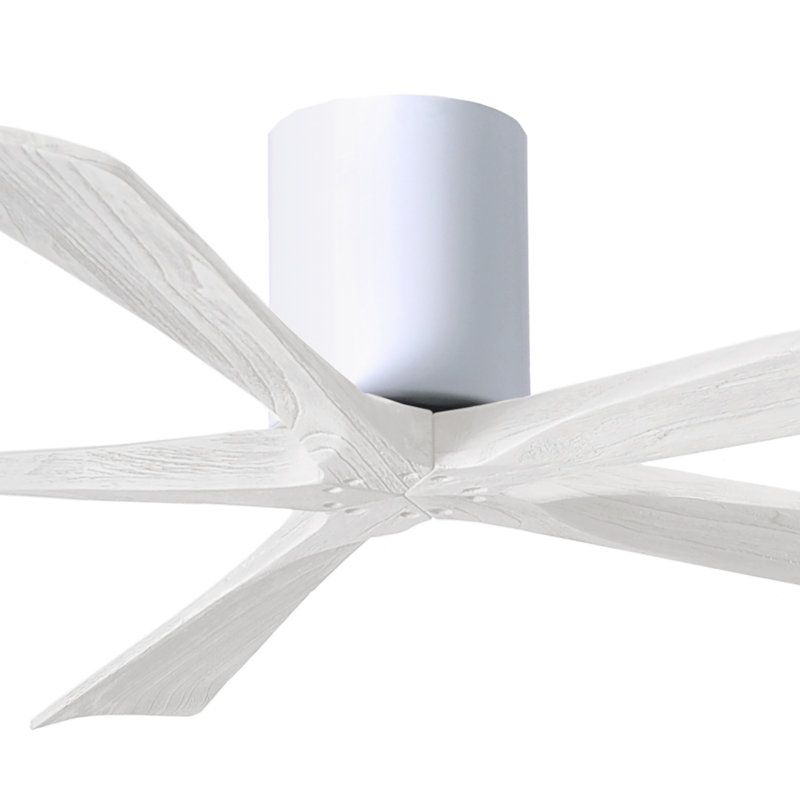 Ventilateur à pales encastré 5 pales Irene, Blanc brillant, Blanc mat, Finition du boîtier du ventilateur