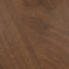 Table basse ronde à piédestal en bois de manguier-117479928