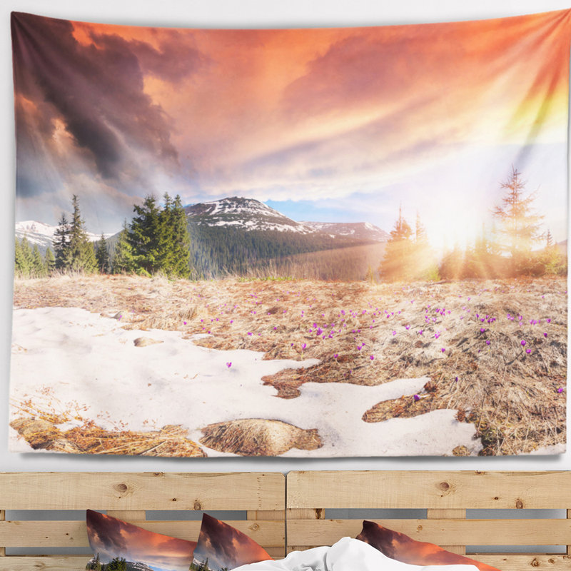 Polyester Tapestry, 78" H x 92" W