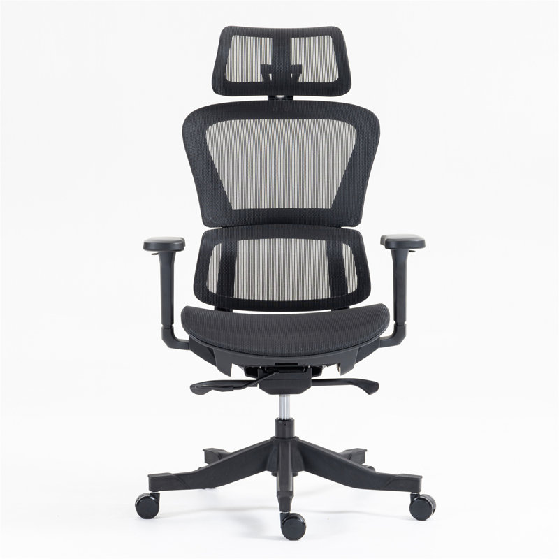 High Back Mesh Office Chair:8365HP-BK, Black