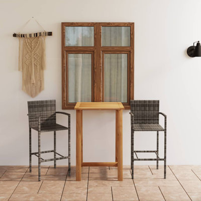 Ensemble de table de bar et tabourets