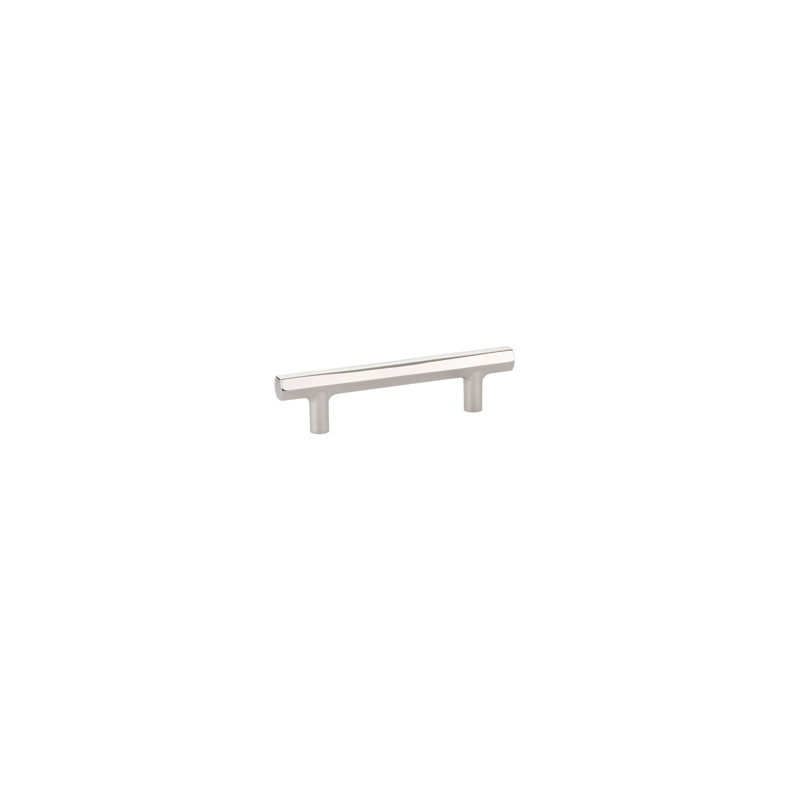Emtek Mod Hex Cabinet Pull, Polished Nickel Lifetime, 3.5"