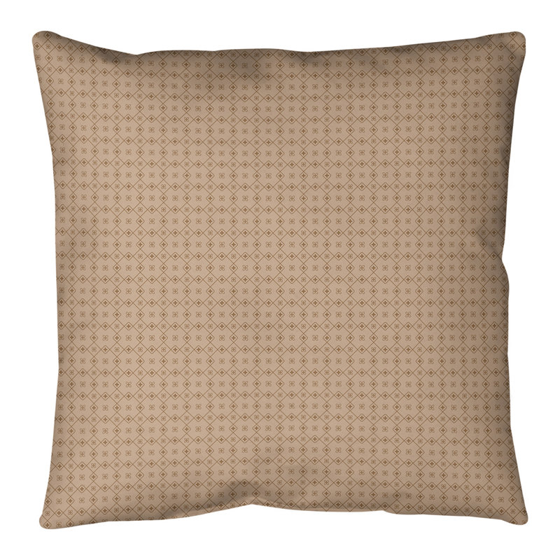 Coussin de sol Katelyn Elizabeth, 28 po x 28 po, Brun