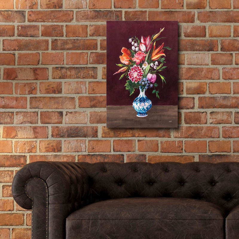«Masterful 1 Pomegranate» par Julia Purinton, art mural en verre acrylique, H 24 po x l 16 po x P 0,2 po