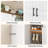 20 Pair Shoe Storage Organizer with Adjustable Shelves, Doors, and Lockable Casters