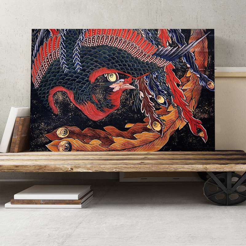 Katsushika Hokusai - Wrapped Canvas Painting, 50cm H x 76cm W