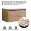 Ensemble de meuble-lavabo flottant simple 36 po avec 1 porte et 1 tiroir Kaihyan-1511425424