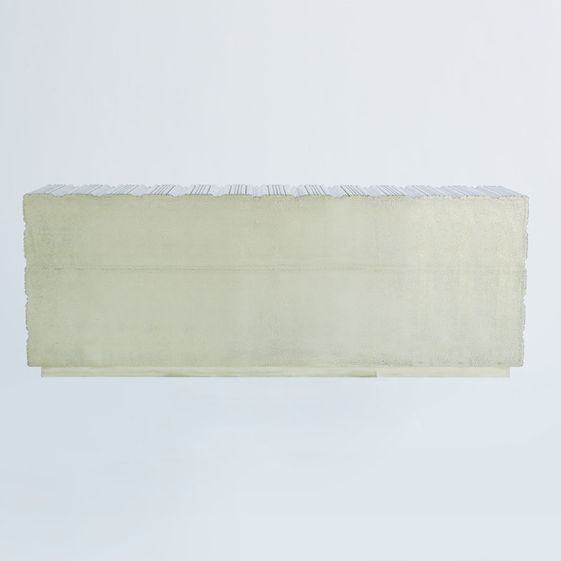 Linenfold Cabinet, Silver