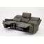 Lakendric 204Cm Faux Leather Pillow Top Arm Reclining Sofa