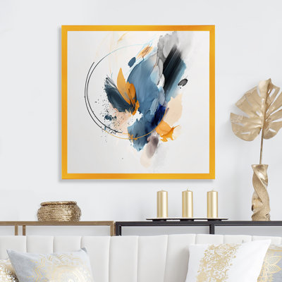 " Abstract Shapes Modern Artwork II "