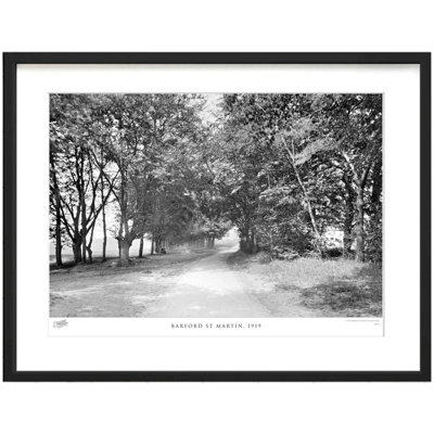 Barford St Martin, 1919 - Single Picture Frame Print