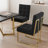 Kushma Tufted Velvet Upholstered Back Side Chair Dining Chair (Set of 2)-811013867-811013846