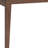 47" Walnut Wood Self-Storing Leaf Extendable Dining Table